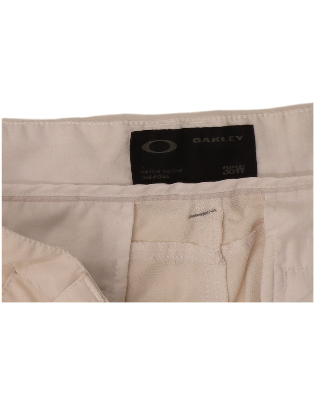 Oakley Herren Chino-Shorts W36 Large Off White