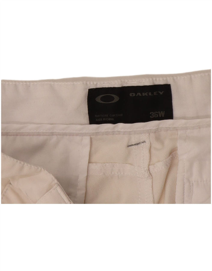 Oakley Herren Chino-Shorts W36 Large Off White