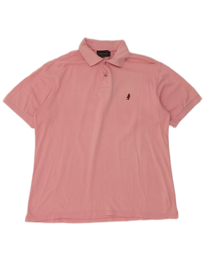 MARLBORO CLASSICS Herren-Poloshirt, groß, rosa Baumwolle