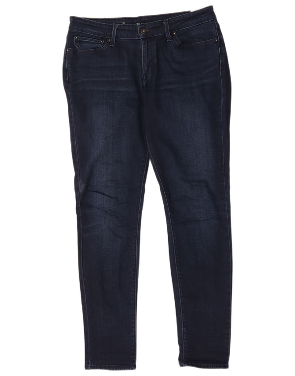 Levi's Damen Skinny Jeans W29 L32 Marineblaue Baumwolle