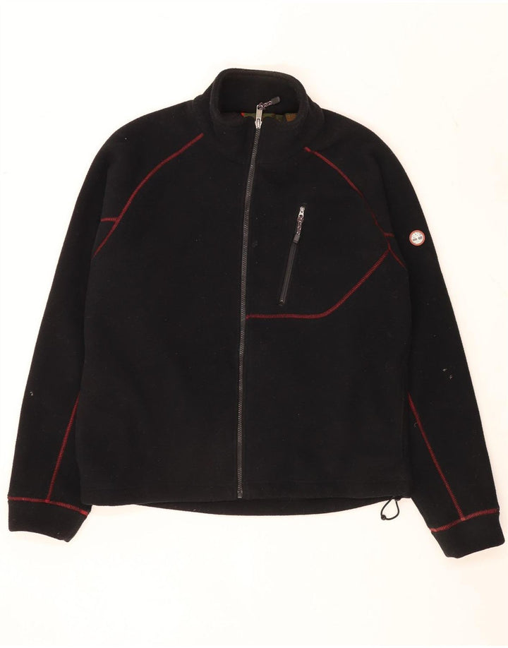 Timberland Herren Fleecejacke UK 40 Large Schwarz Polyester