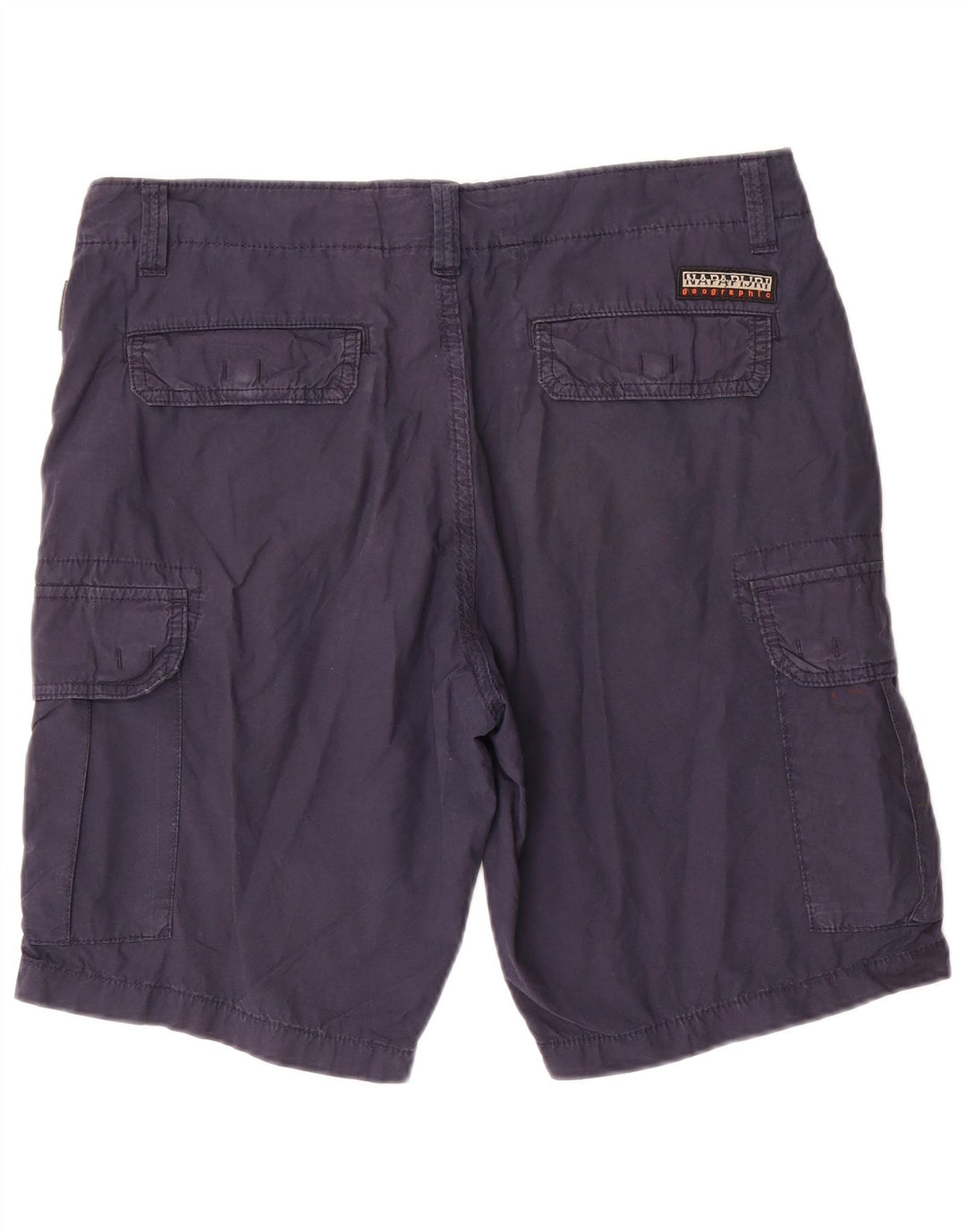 Napapijri Herren-Cargoshorts W33, mittelmarineblaue Baumwolle
