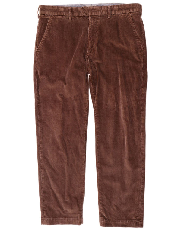 Gerade Herren-Cordhose von Marks & Spencer, braun, Baumwolle, W36, L29