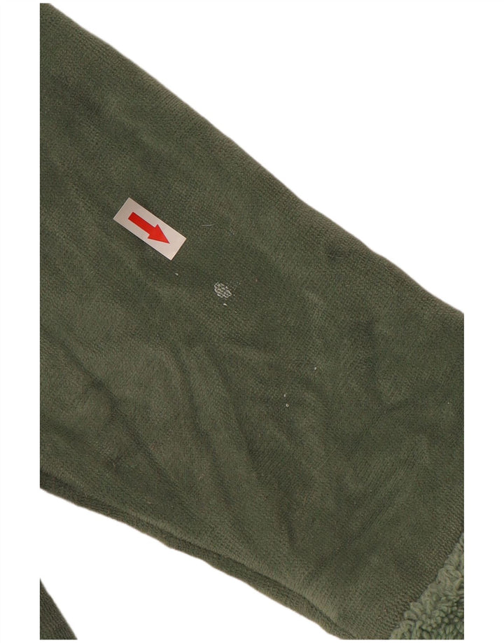 Patagonia Sherpa-Trainingsanzugoberteil für Damen, Gr. 10, Größe S, Grün, Polyester