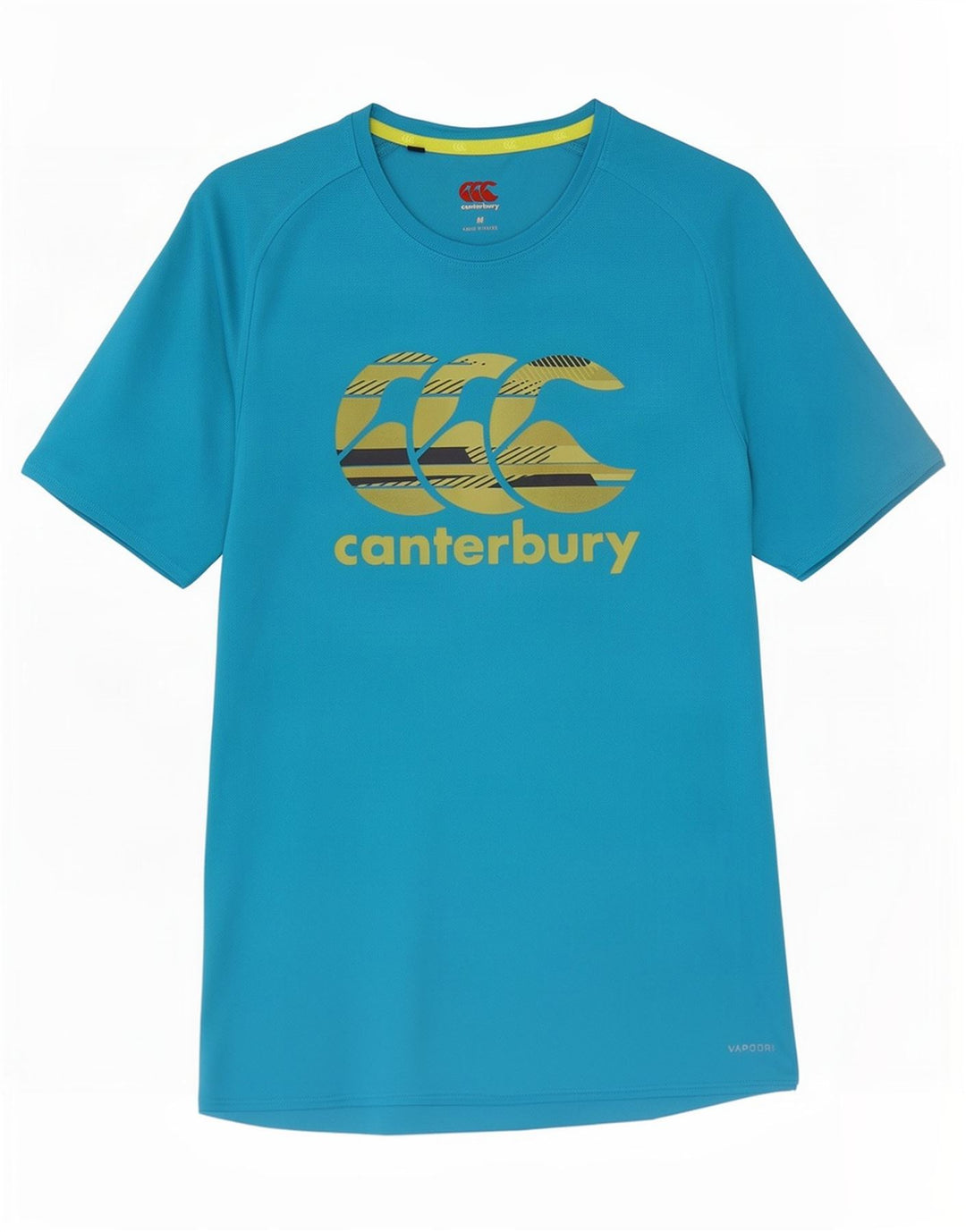 Canterbury Herren-T-Shirt mit Grafik, mittelblaues Polyester