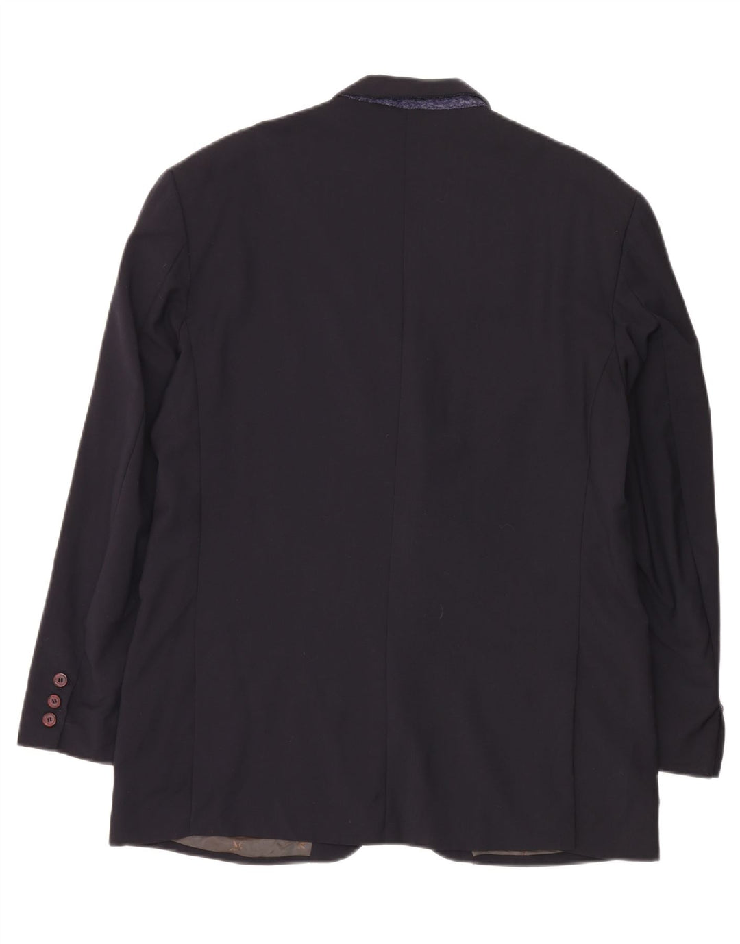Brooksfield Damen 3-Knopf-Blazerjacke IT 54 2XL Marineblaue Wolle