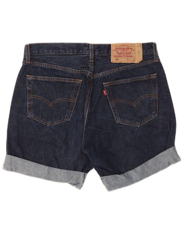 Levi's Herren 501 Denim Shorts W34 Large Marineblau