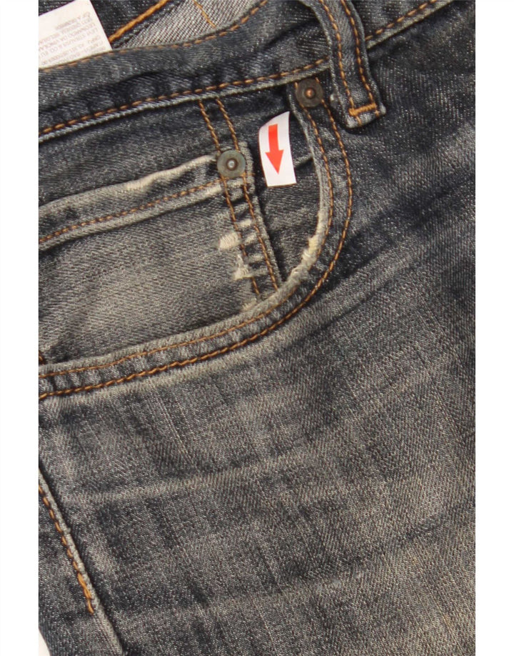 Levi's Herren 505 Straight Jeans W36 L30 Blaue Baumwolle