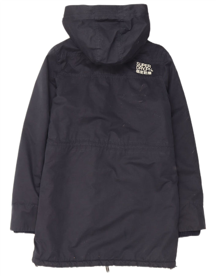 Superdry Herren-Sherpa-Parka mit Kapuze, UK 38, Mittelmarineblau, Polyester