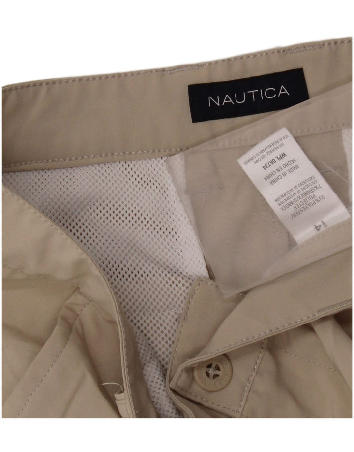 Nautica Chino-Shorts für Jungen, 13–14 Jahre, W26, Beige, Polyester