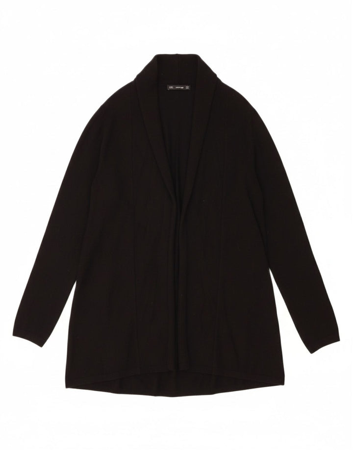 ZARA Womens Open Cardigan Sweater UK 12 Medium Black Vintage Zara and Second-Hand Zara from Messina Hembry 