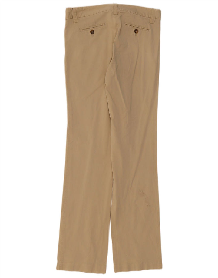 Massimo Dutti Damen Gerade Freizeithose W30 L32 Beige