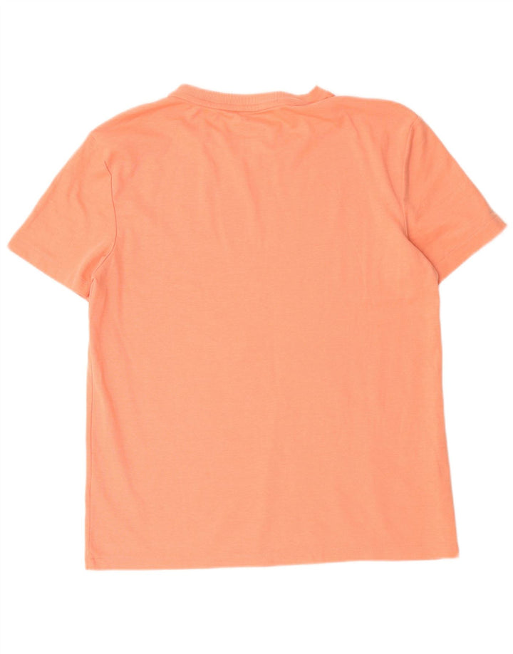 Calvin Klein Herren T-Shirt Top Mittelorange Baumwolle