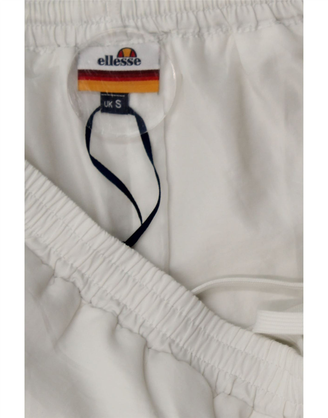 ELLESSE Herren-Trainingshose, Jogginghose, Größe S, Weiß, Polyester