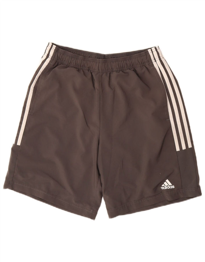 ADIDAS Herren Sportshorts mittelgraues Polyester