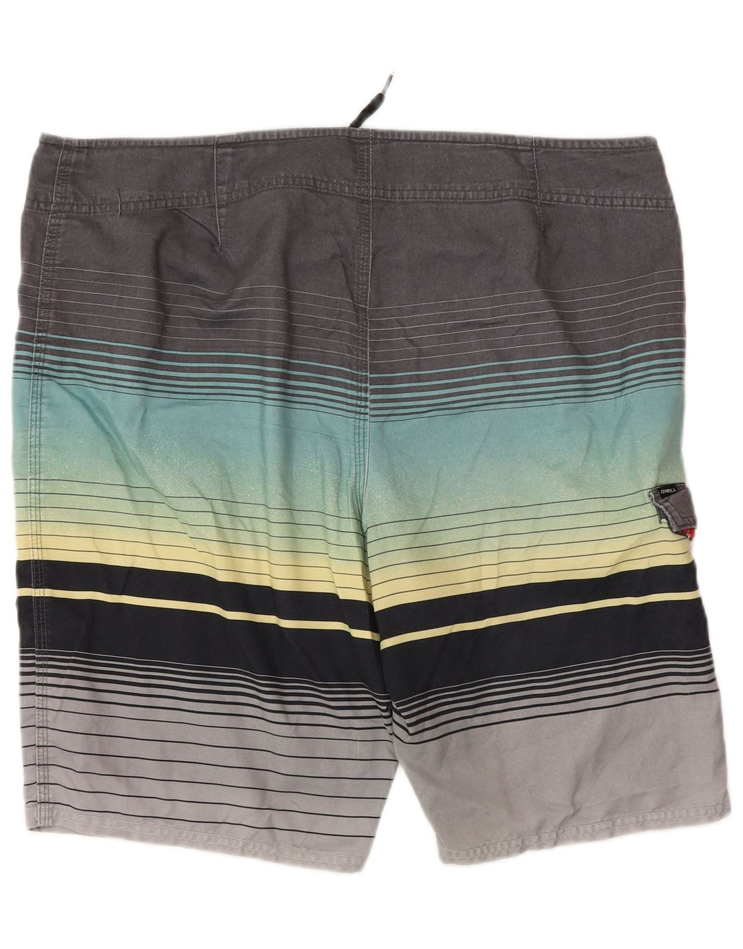 O'Neill Herren-Badeshorts, groß, grau gestreift, Polyester
