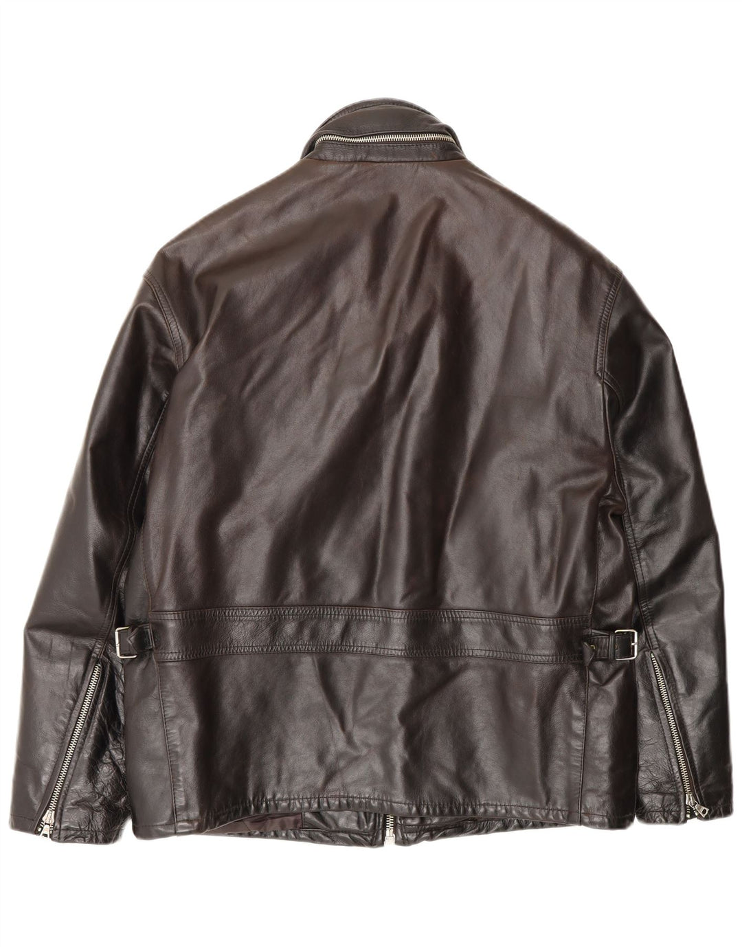Conbipel Herren Natural Wear Lederjacke UK 38 Mittelbraunes Leder