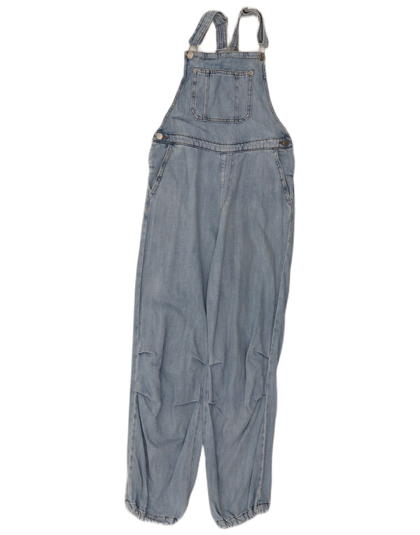 Marks & Spencer Girls Dungarees Loose Jeans 10-11 Years W26 L26 Blue Cotton
