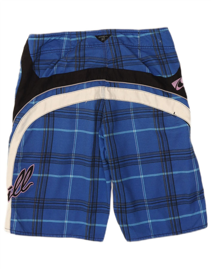 O'Neill Herren-Badeshorts mit Grafik, mittelblau kariert