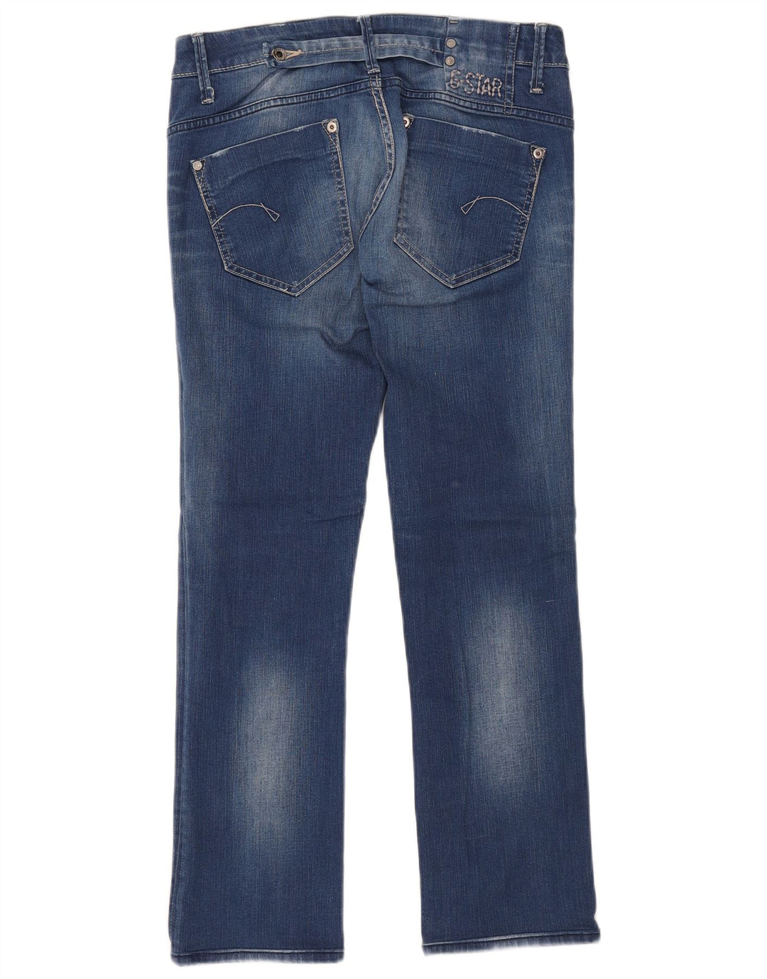 G-STAR Damen Bootcut Jeans W28 L28 Blaue Baumwolle