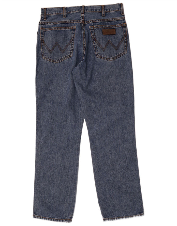 Wrangler Herren Texas Straight Jeans W32 L30 Blaue Baumwolle
