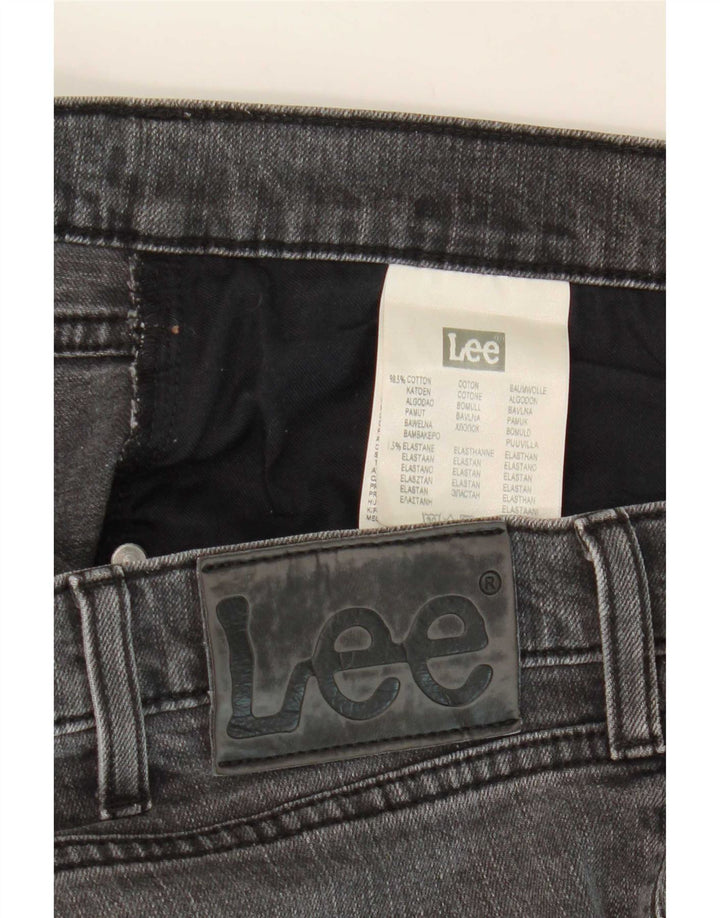 Lee Herren Luke Slim Jeans W36 L28 Graue Baumwolle