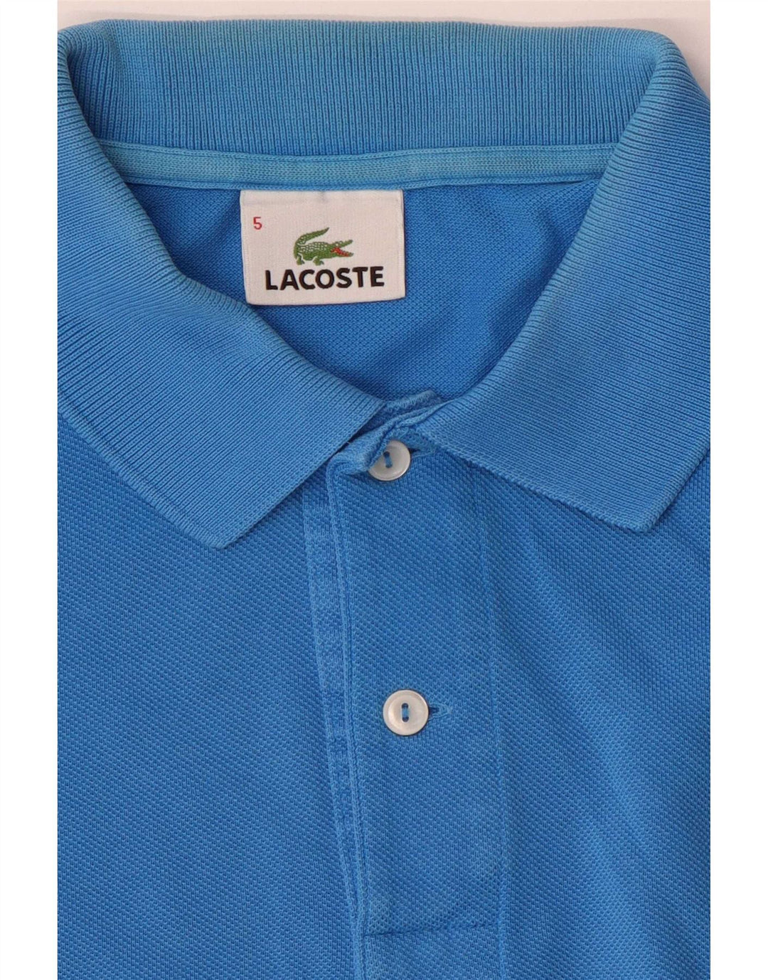 Lacoste Herren Poloshirt Größe 5 Large Blau