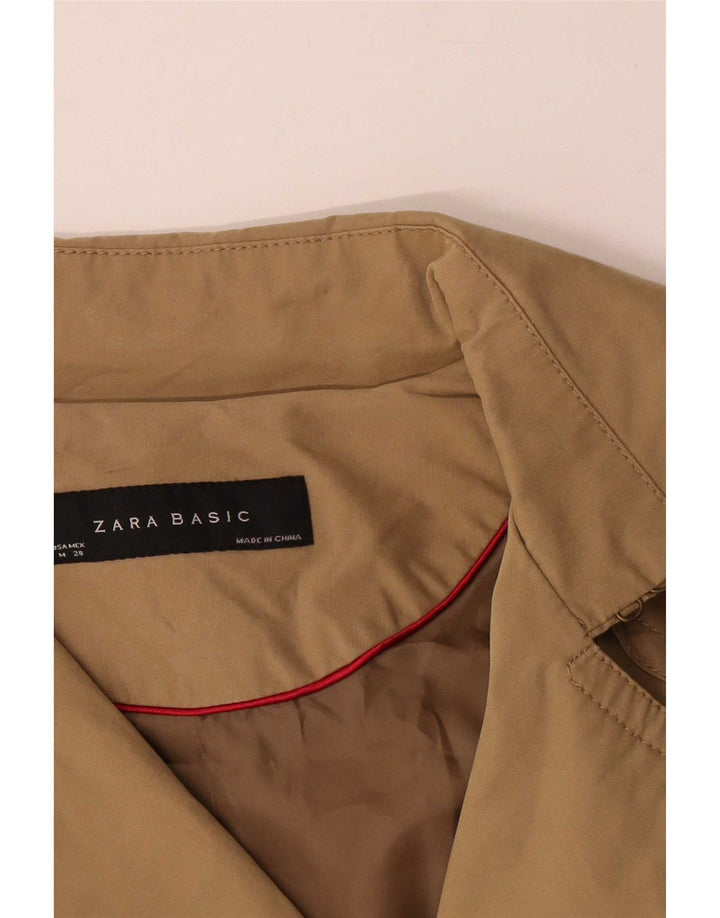 Zara Damen Trenchcoat UK 14 Medium Khaki
