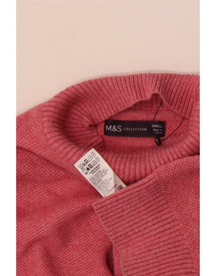 Marks & Spencer Rollkragenpullover für Damen, Gr. 10, Rosa