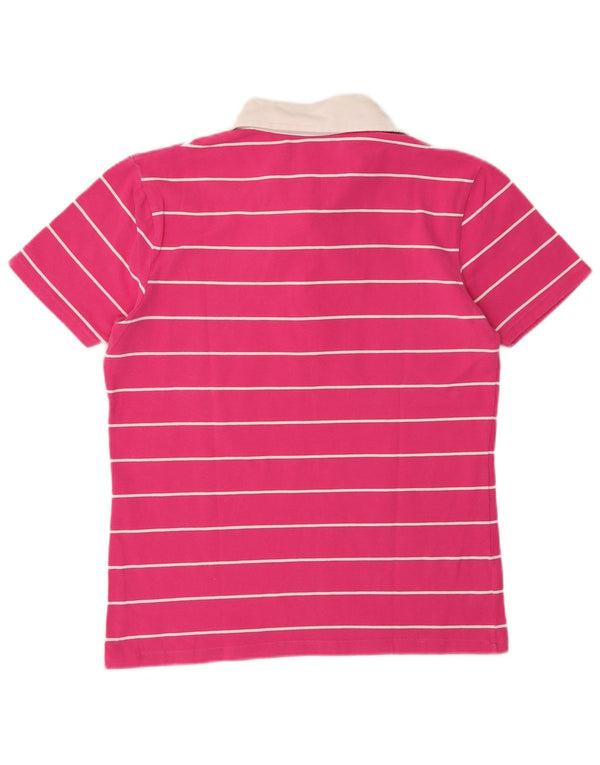 Invicta Damen Poloshirt UK 18 XL Rosa gestreift