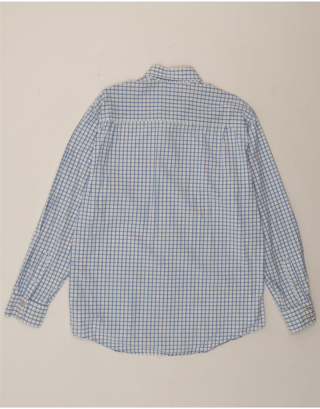 Boden Herrenhemd XL, blau kariert, Baumwolle