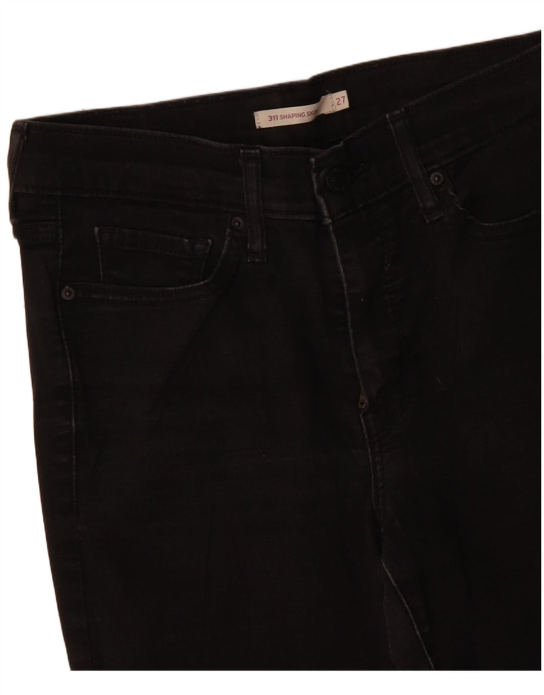 LEVI'S Damen 311 Shaping Skinny Jeans W27 L29 Schwarz