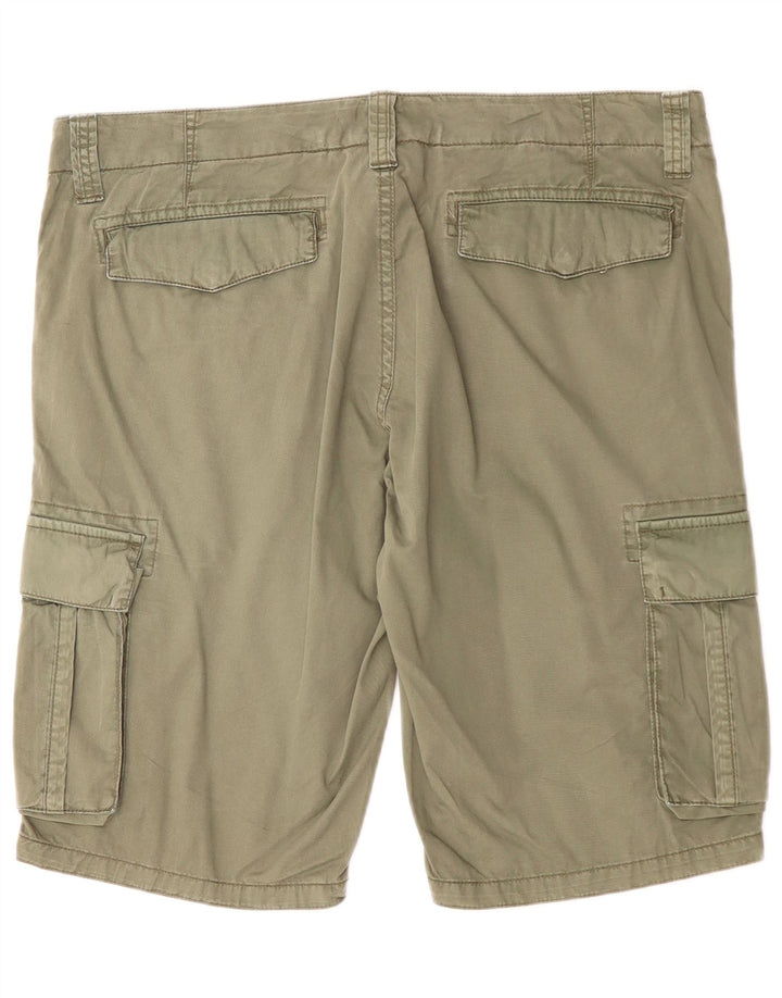 Champion Herren Cargoshorts IT 54 2XL W38 Khaki Baumwolle