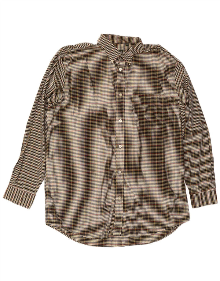 Orvis Herren-Hemd, groß, XL, mehrfarbig, Gingham-Baumwolle