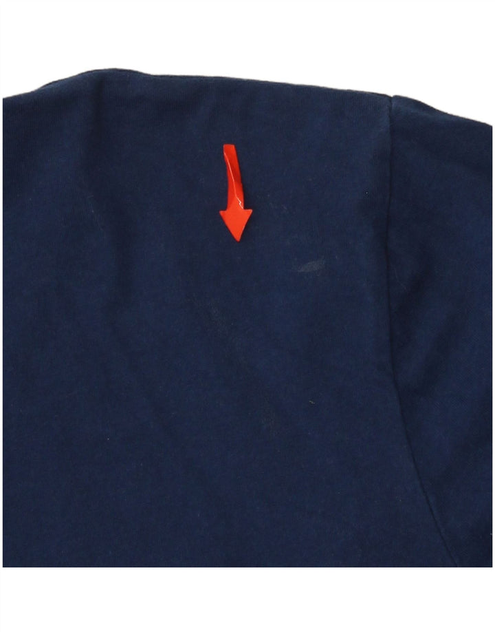 Calvin Klein Herren-T-Shirt mit Grafik, mittelmarineblaue Baumwolle