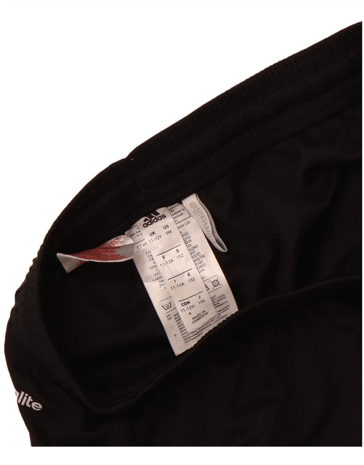 Adidas Jungen Climalite Sportshorts 11–12 Jahre, schwarzes Polyester