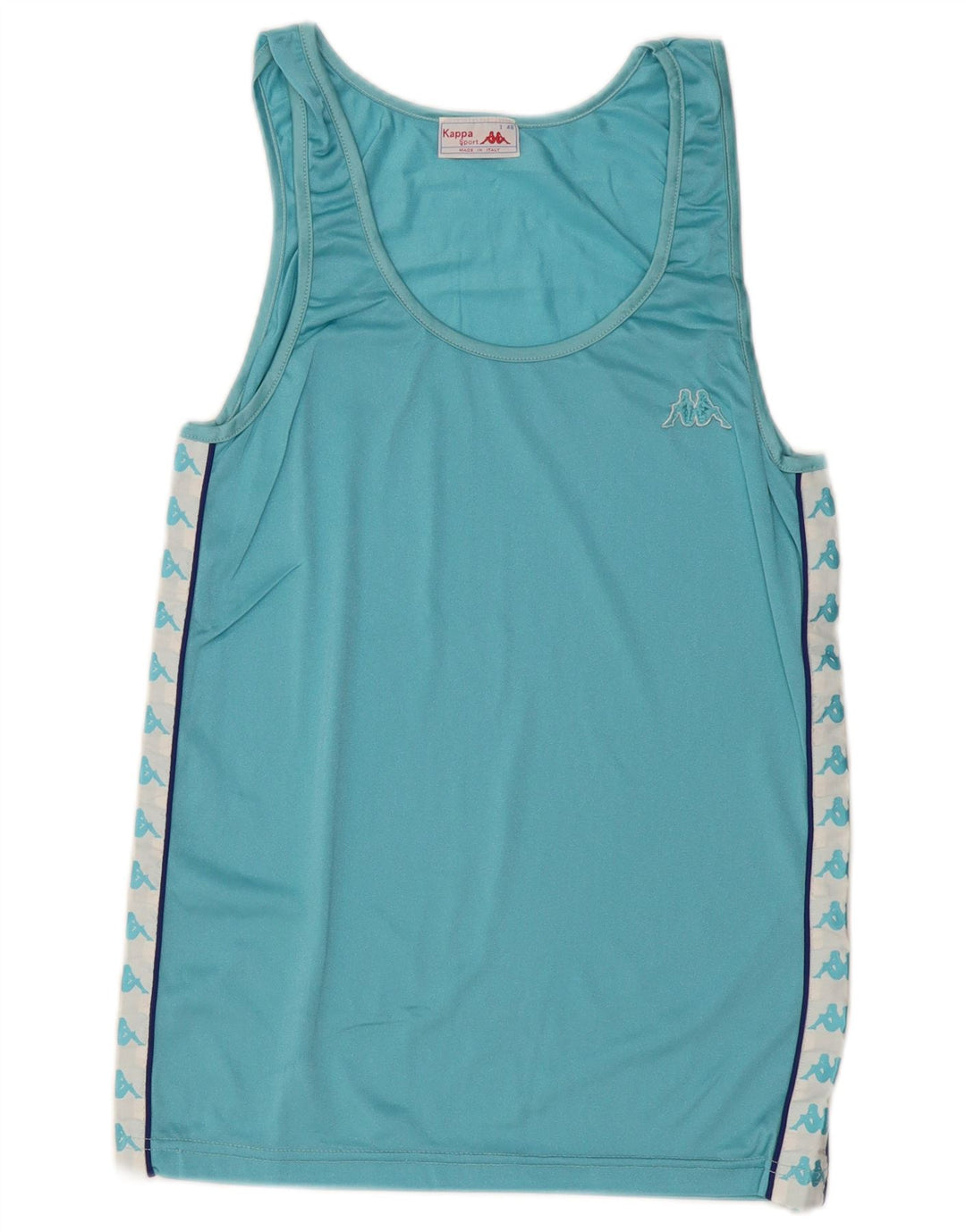 KAPPA Herren Grafik-Weste Top IT 46 Small Blau Colourblock Polyamid