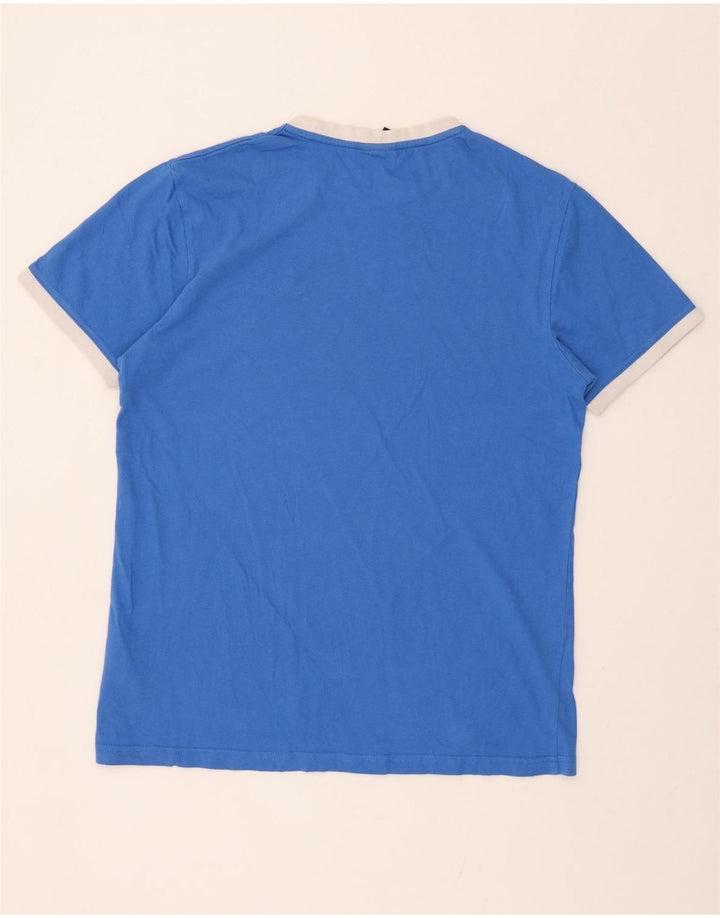 ELLESSE Herren T-Shirt Top mittelblaue Baumwolle