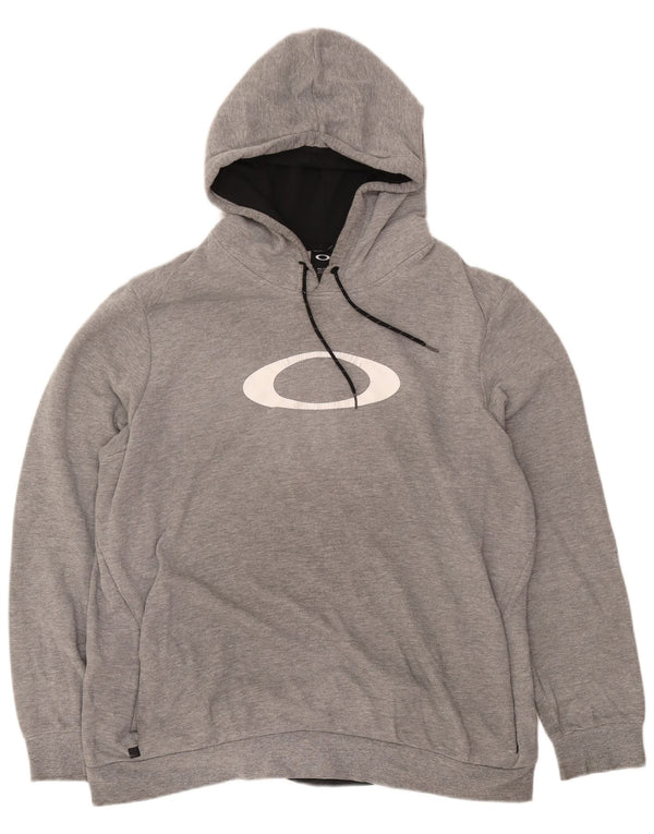 Oakley Herren Graphic Hoodie Pullover 2XL Grau meliert