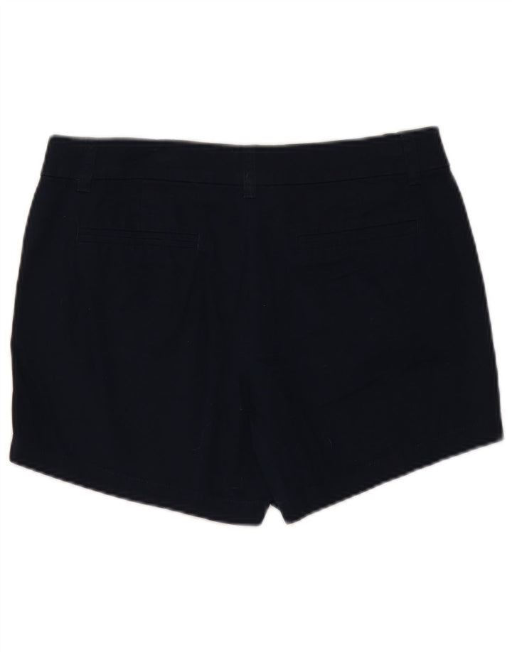 J. Crew Damen Chinoshorts US 6 Medium W32 Marineblaue Baumwolle