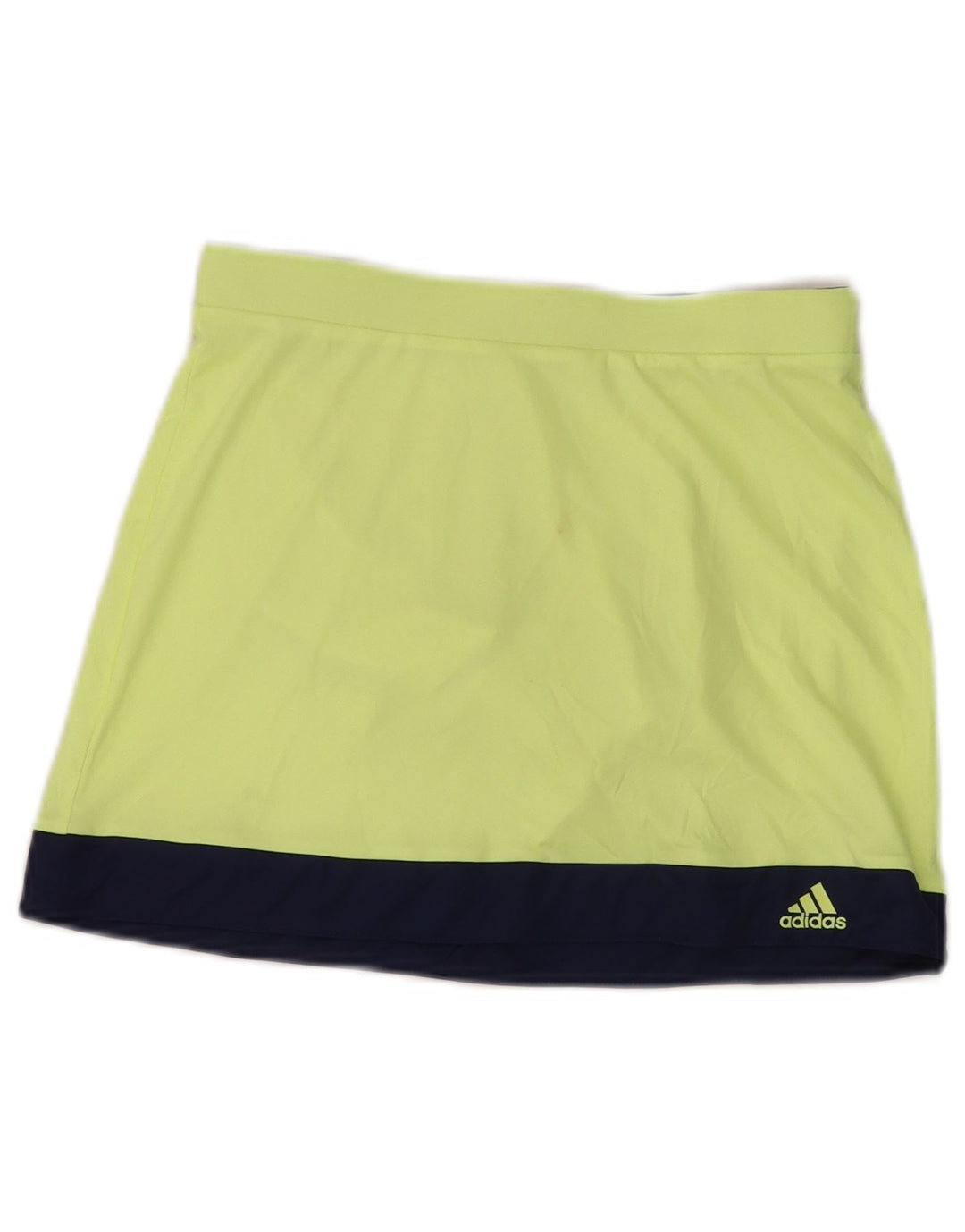 Adidas Climalite-Skort für Mädchen, 11–12 Jahre, gelbes Farbblock-Polyester