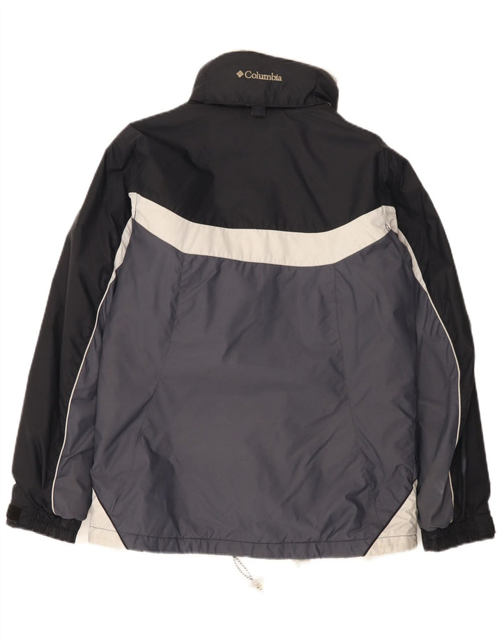 Columbia Damen Skijacke UK 10 Small Marineblau Farbblock