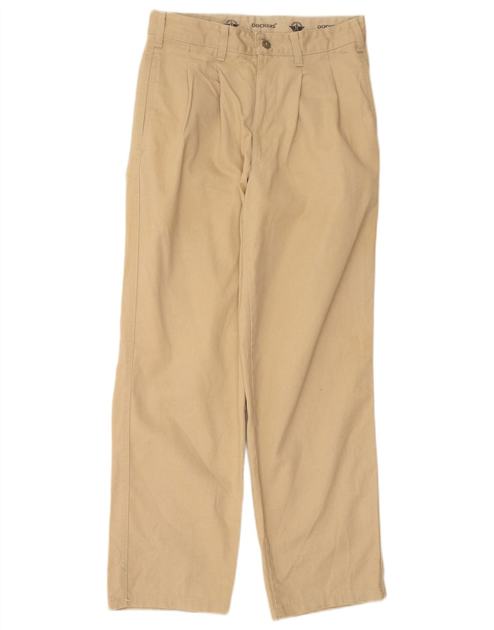DOCKERS Herren-Chinohose mit Pegged, W29, L28, beige Baumwolle