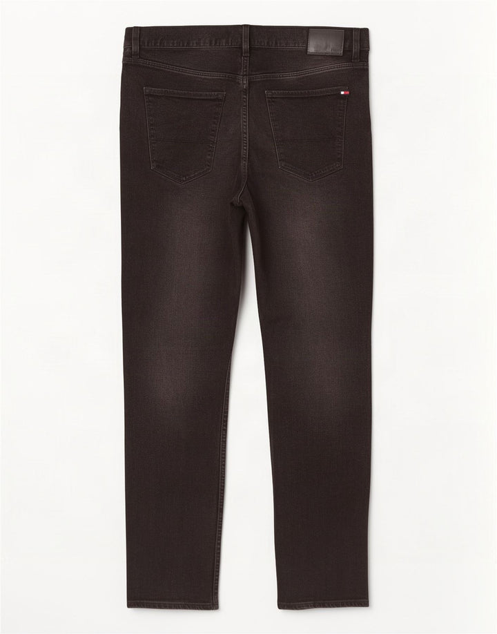 Tommy Hilfiger Herren Bleecker Slim Jeans W40 L32 Schwarz Baumwolle