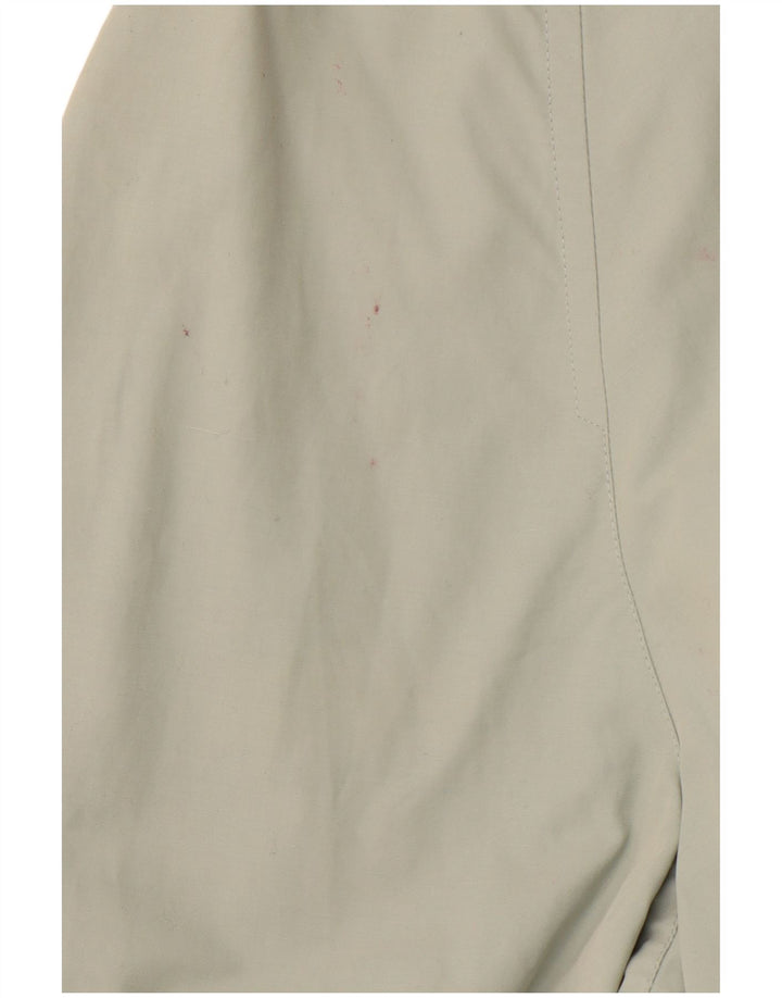 TRUSSARDI Herren Trenchcoat IT 52 XL Graue Baumwolle