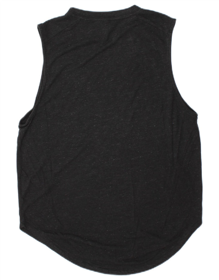 Adidas Herren Graphic Vest Top Small Schwarz gefleckter Rayon