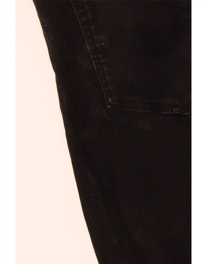 Replay Herren Slim Jeans W32 L30 Schwarz Baumwolle