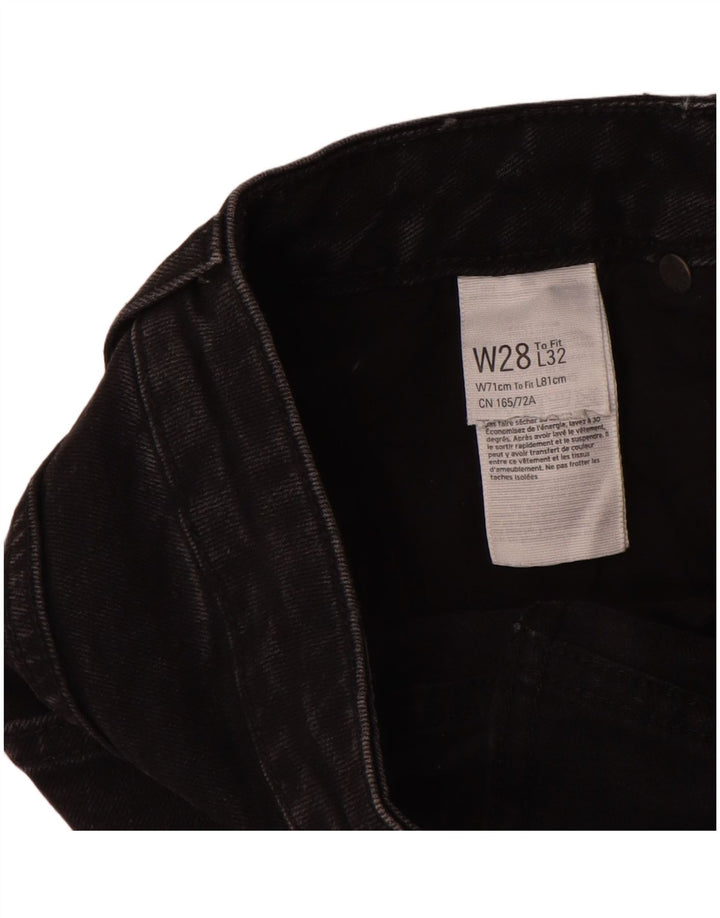 Topshop Damen Tapered Jeans W28 L26 Schwarz