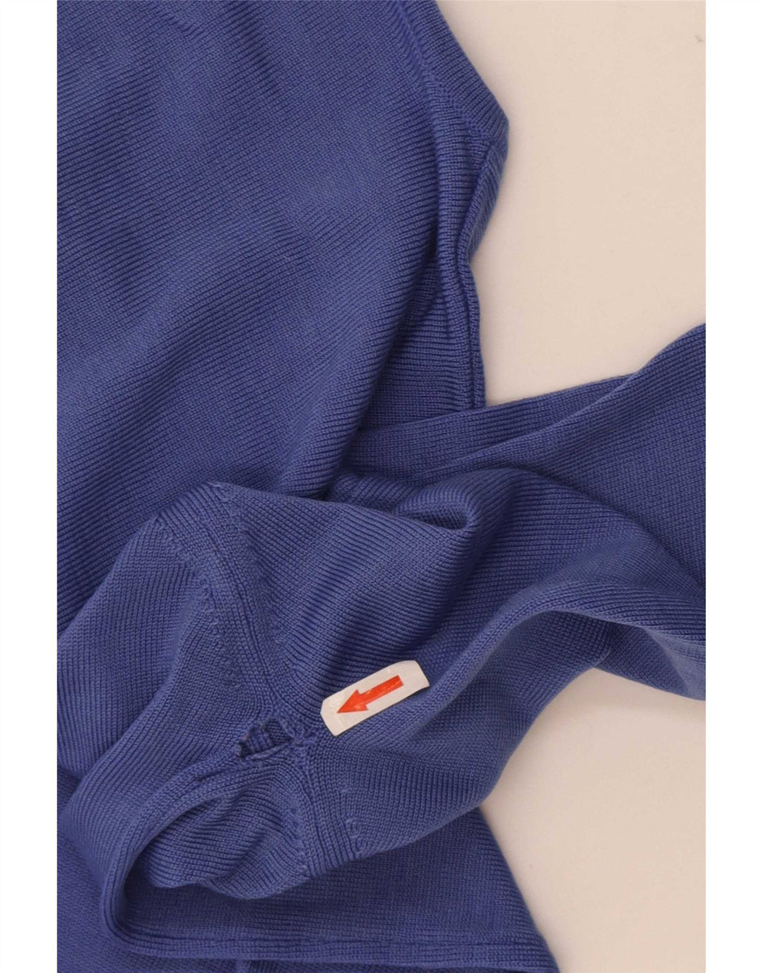 Marks & Spencer Damen-Pullover mit V-Ausschnitt, UK 12, mittelblaue Merinowolle