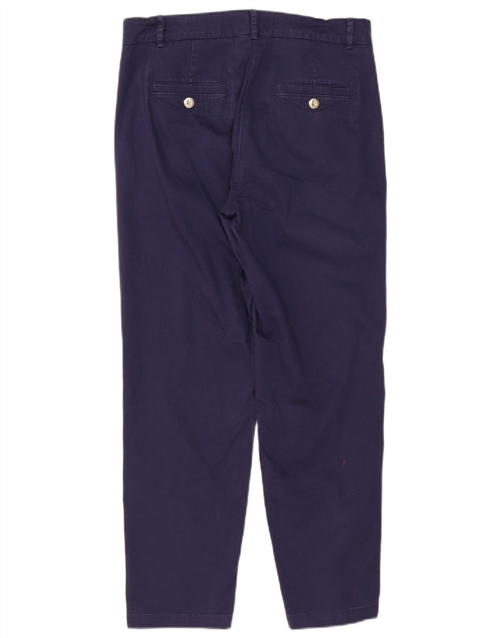 Marks & Spencer Damen Chinohose UK 12 M W32 L28 Marineblau